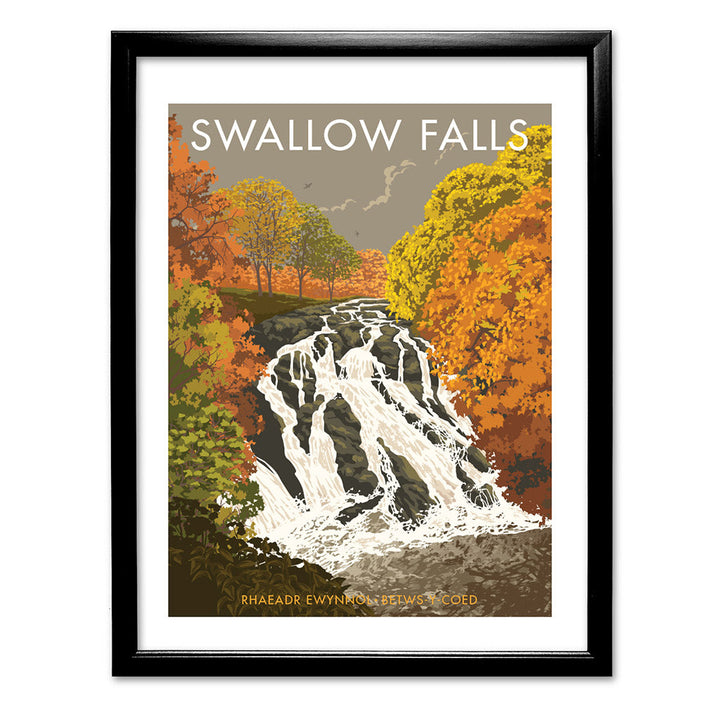 Swallow Falls Art Print