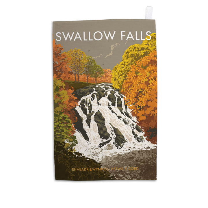 Swallow Falls Tea Towel
