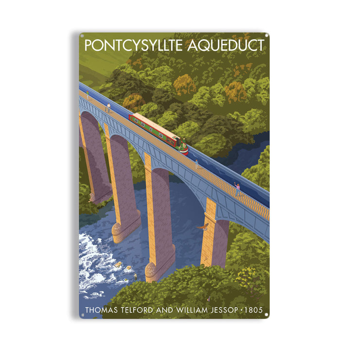 Pontcysyllte Aqueduct Metal Sign