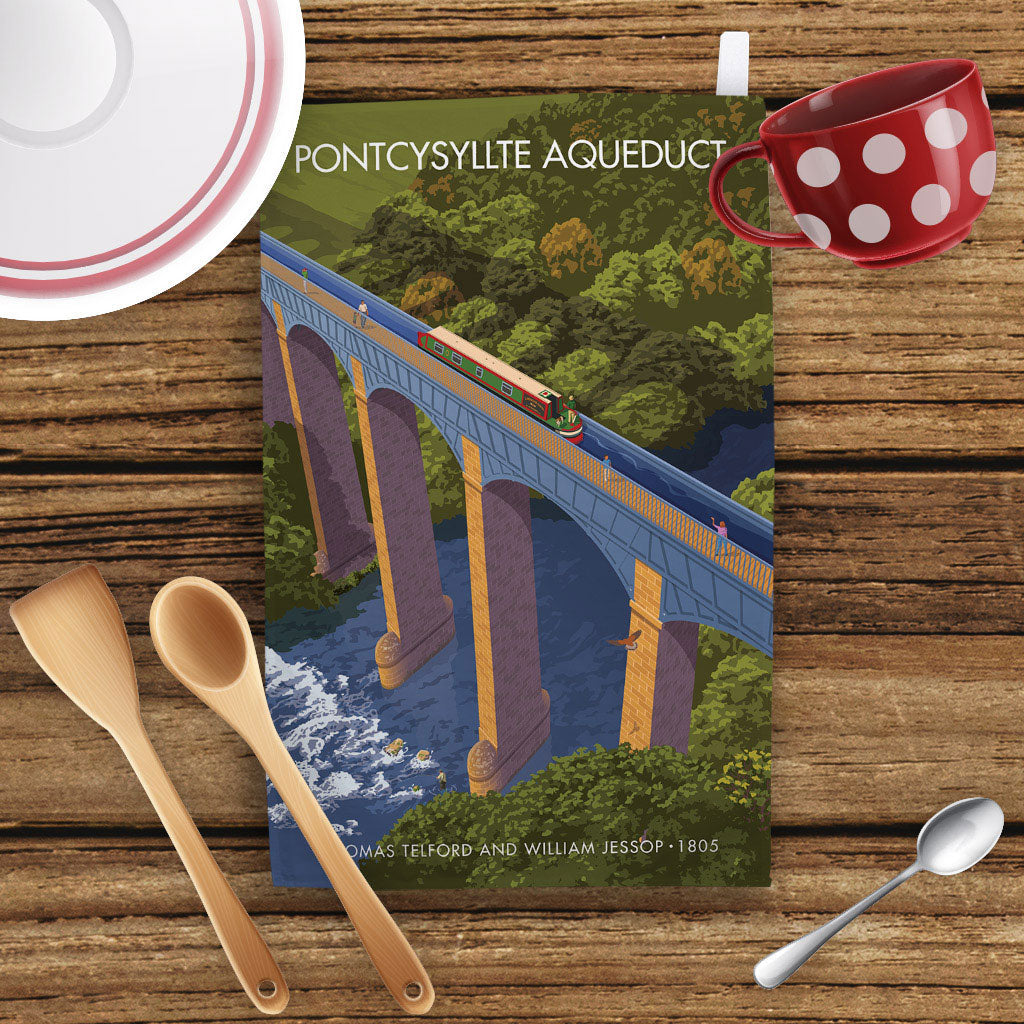 Pontcysyllte Aqueduct Tea Towel