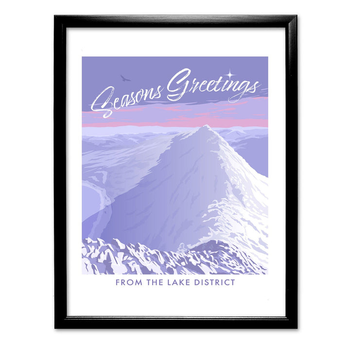 Seasons Greetings from the Lake District Art Print