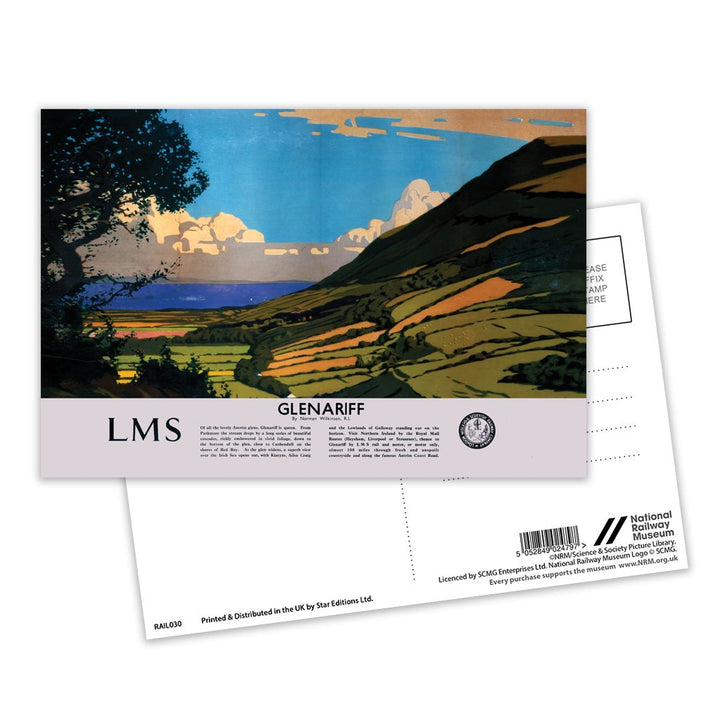 Glenariff LMS Postcard Pack of 8