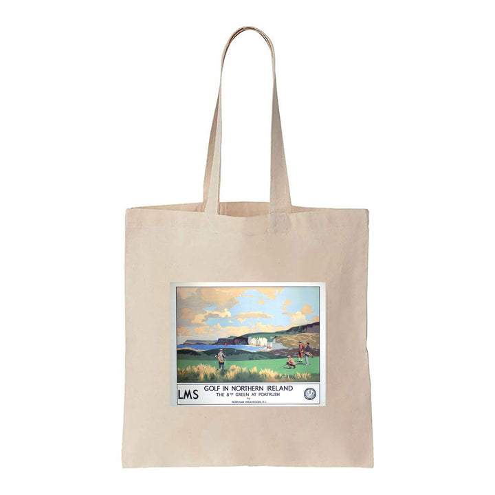 Portrush Golf in Northern Ireland - Canvas Tote Bag
