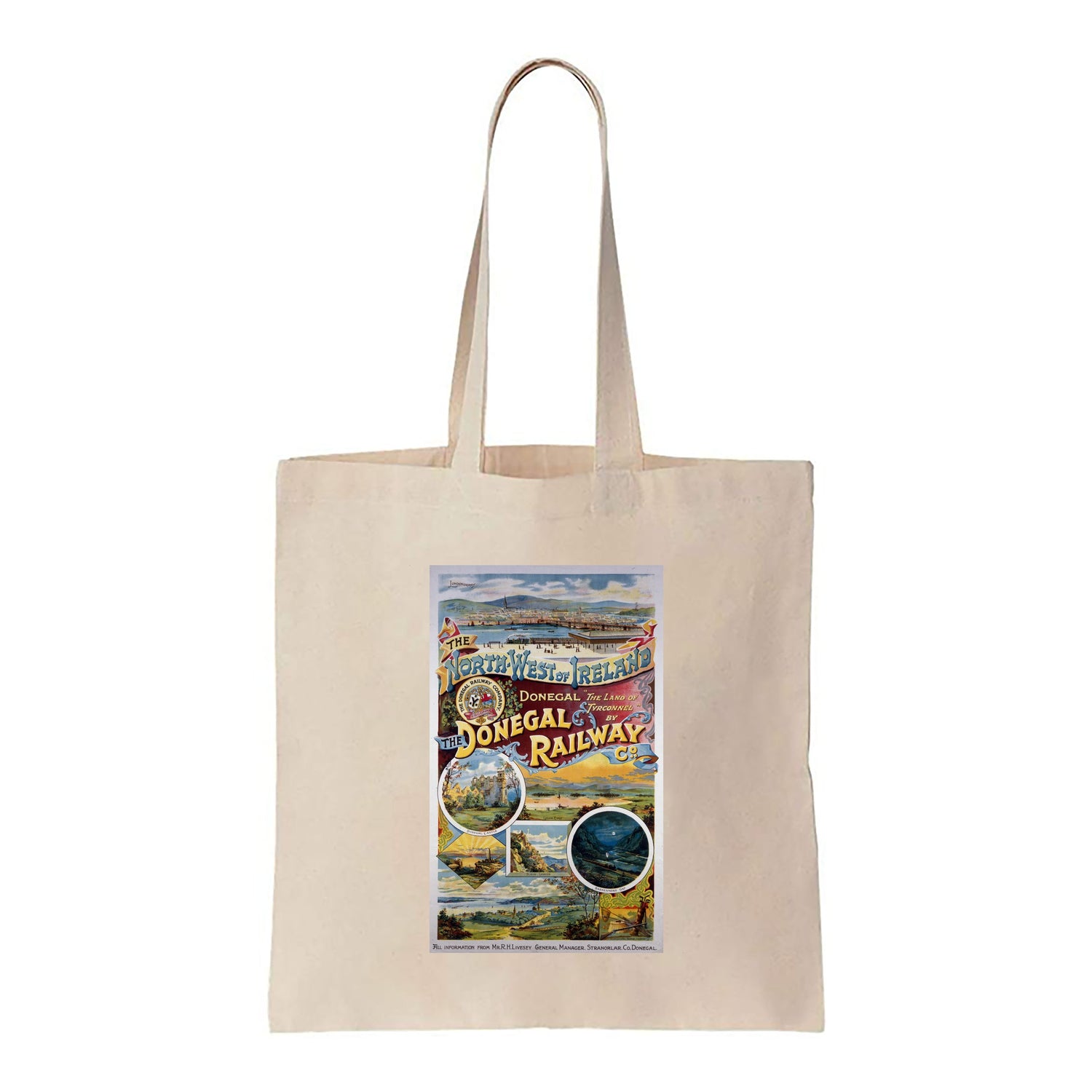 The North West of Ireland, The Donegal Railway - Canvas Tote Bag