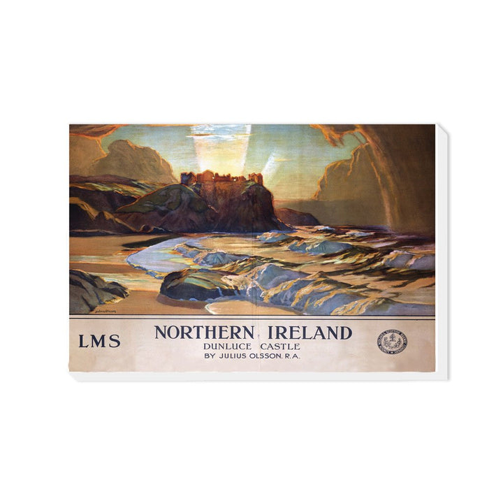 Northern Ireland - Dunluce Castle - Canvas