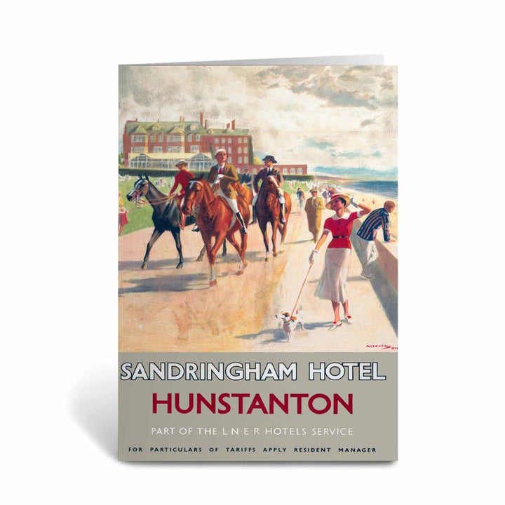 Sandringham Hotel Hunstanton Greeting Card