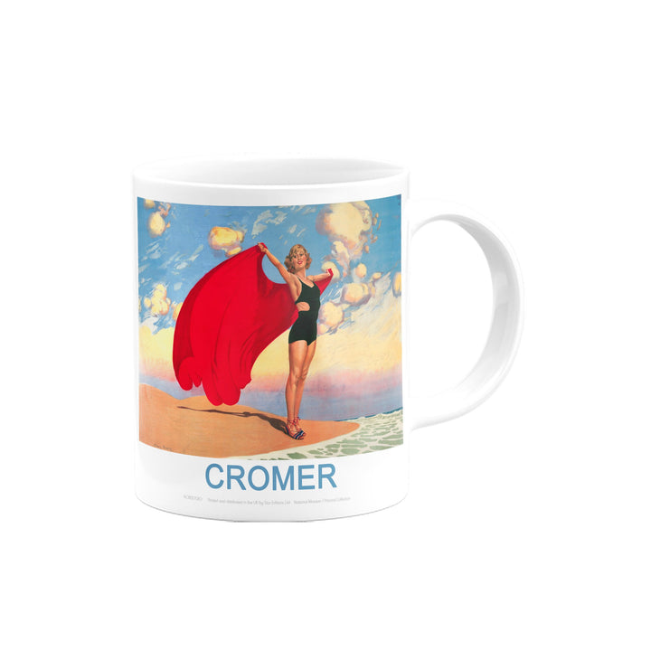 Cromer, Girl with Red Blanket Mug