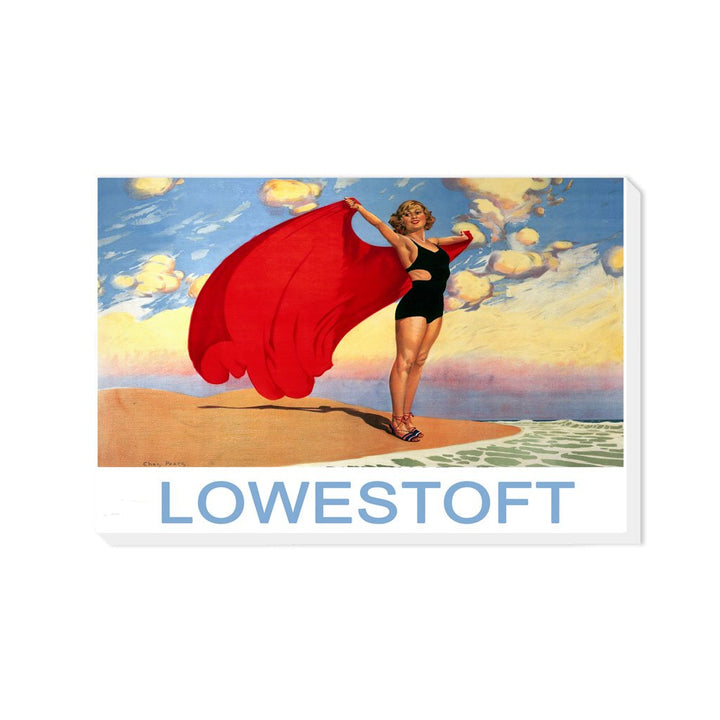 Lowestoft Girl with Red Blanket - Canvas