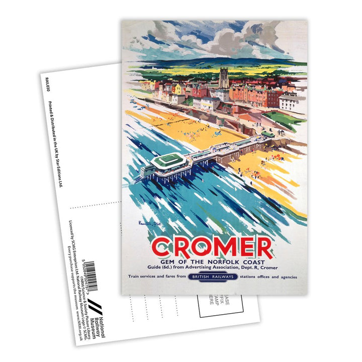 Cromer - Gem of the Norfolk Coast Postcard Pack of 8