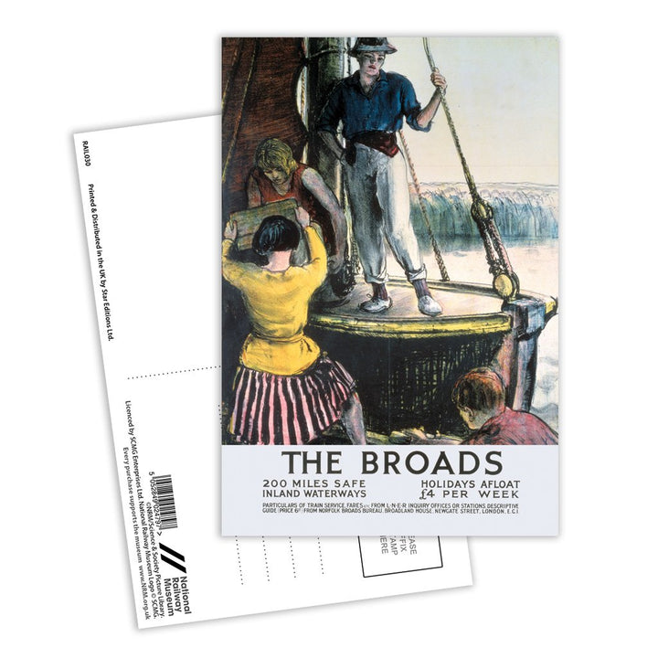 The Broads Postcard Pack of 8