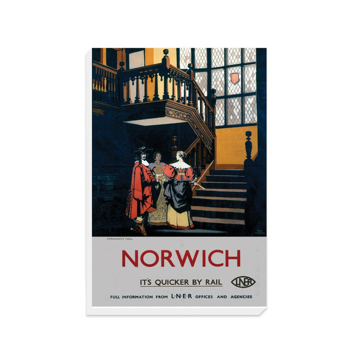 Norwich Inside Tudor Building - Canvas