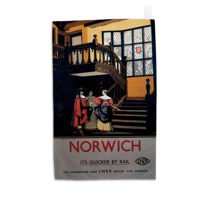 Norwich Inside Tudor Building - Tea Towel