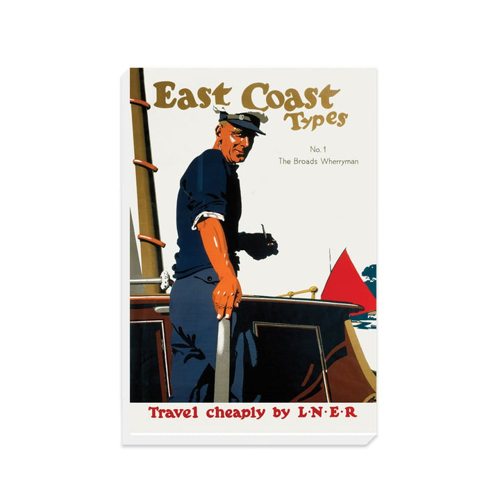 East Coast Types No 1 The Broads Wherryman - Canvas