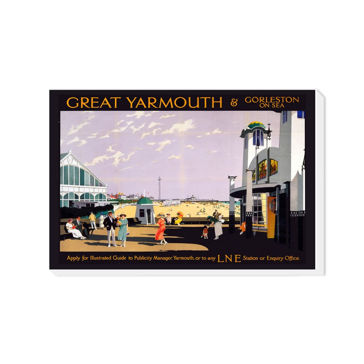 Great Yarmouth sea front - Canvas