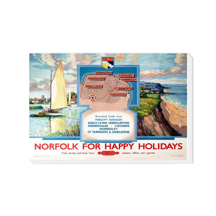 Norfolk for Happy Holidays - Canvas