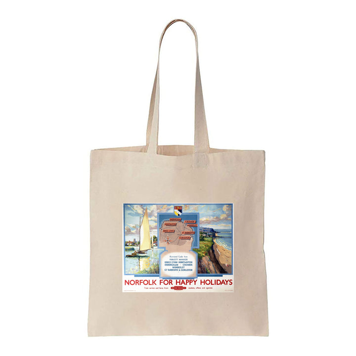 Norfolk for Happy Holidays - Canvas Tote Bag