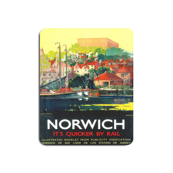 Norwich City Yellow Sky - Mouse Mat