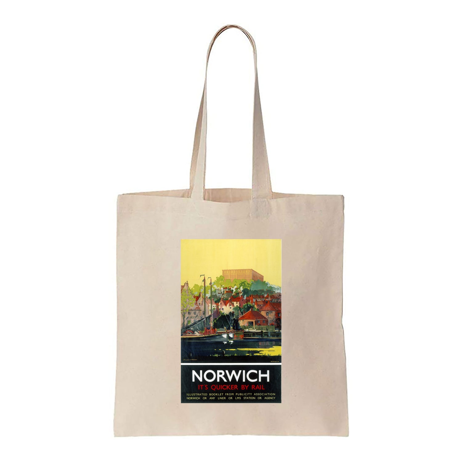 Norwich City Yellow Sky - Canvas Tote Bag