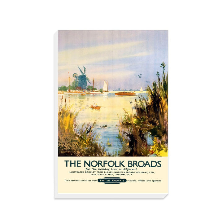 Broads - Norfolk Watercolour - Canvas