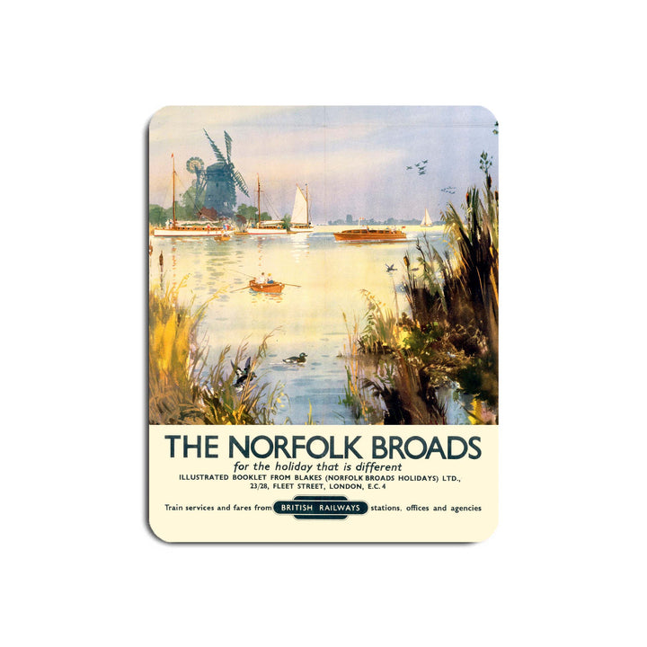Broads - Norfolk Watercolour - Mouse Mat