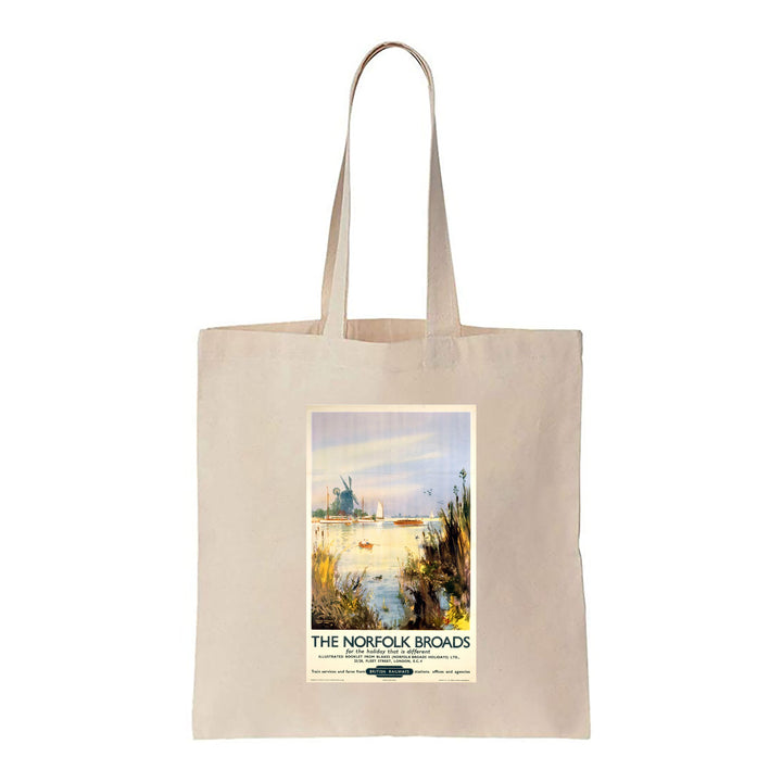 Broads - Norfolk Watercolour - Canvas Tote Bag