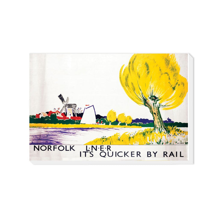 Norfolk Big Yellow Tree - Canvas