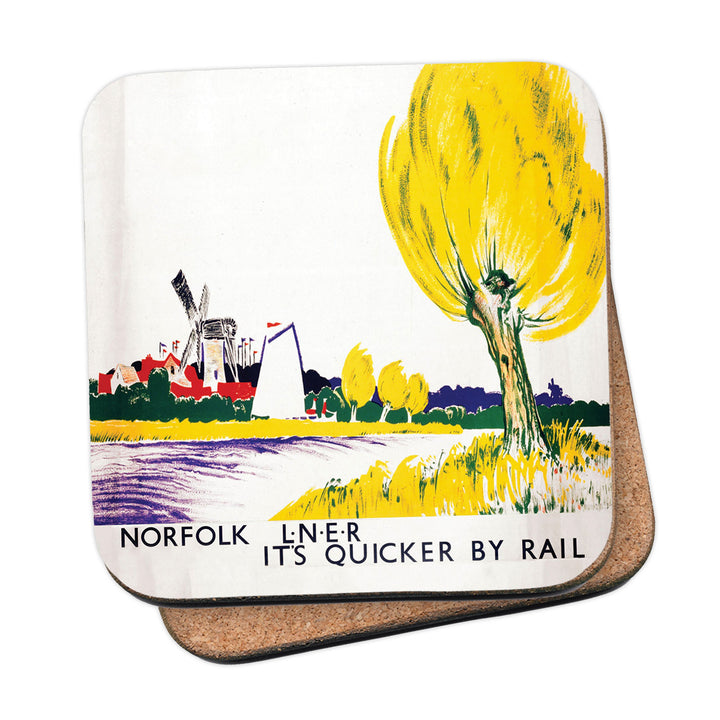 Norfolk Big Yellow Tree Coaster