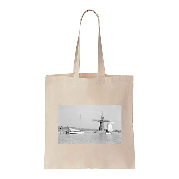 B&W Photo of Broads - Canvas Tote Bag
