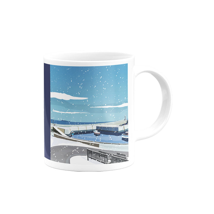 Seahouses Snow - Mug
