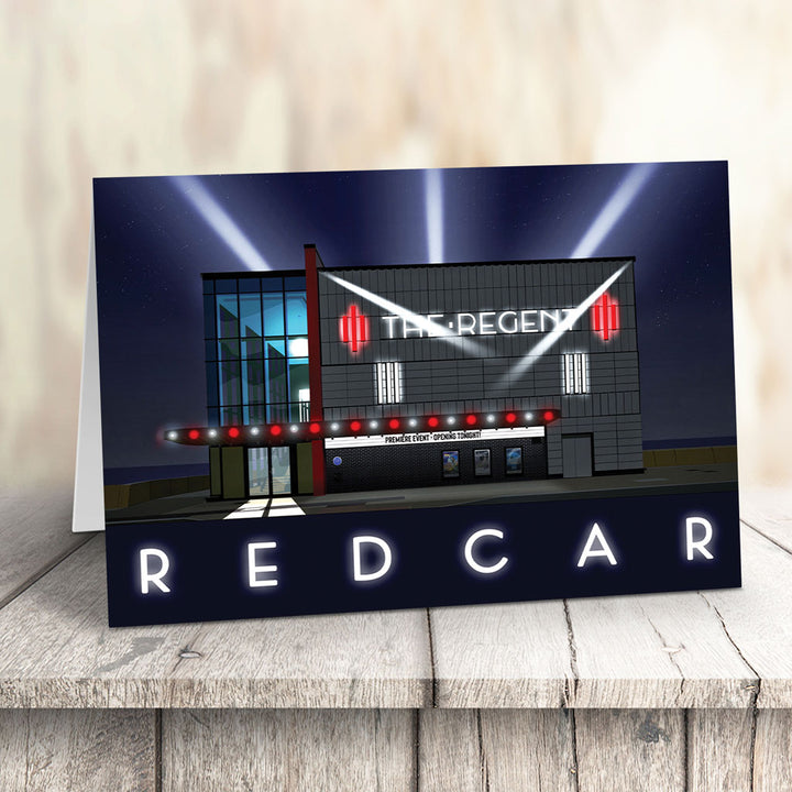 The Regent, Redcar - Greeting Card 7x5