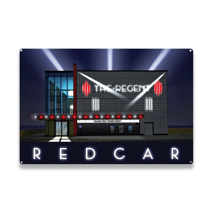 The Regent, Redcar - Metal Sign