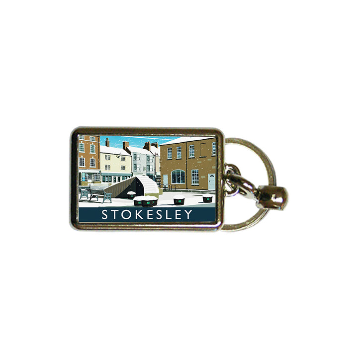 Stokesley - Metal Keyring