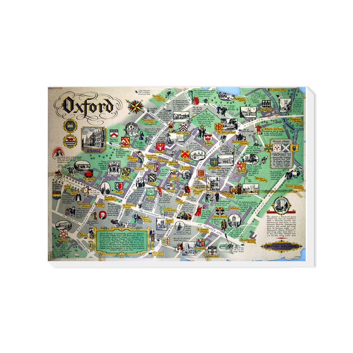 Oxford Map - Canvas