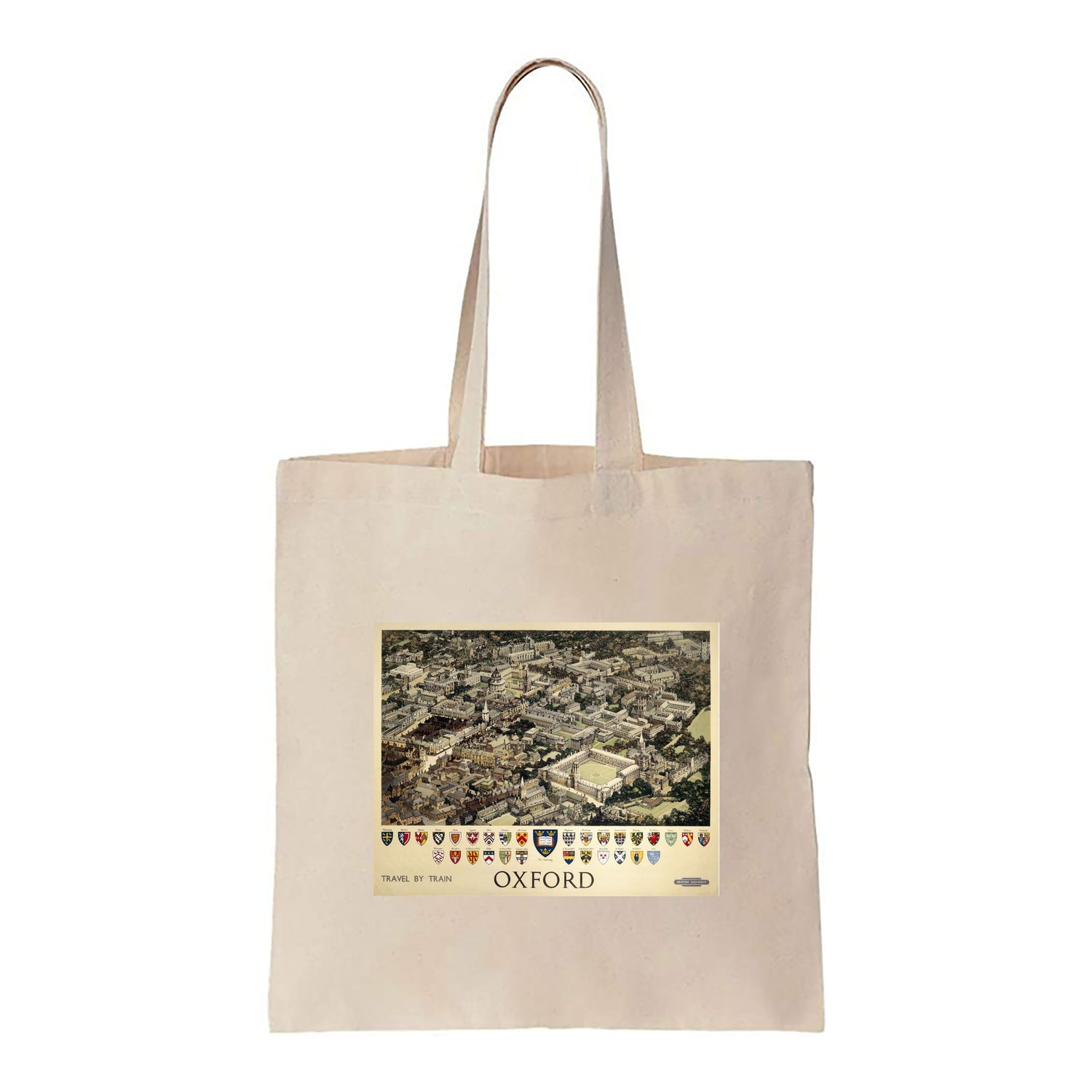 Oxford View from Air - Canvas Tote Bag