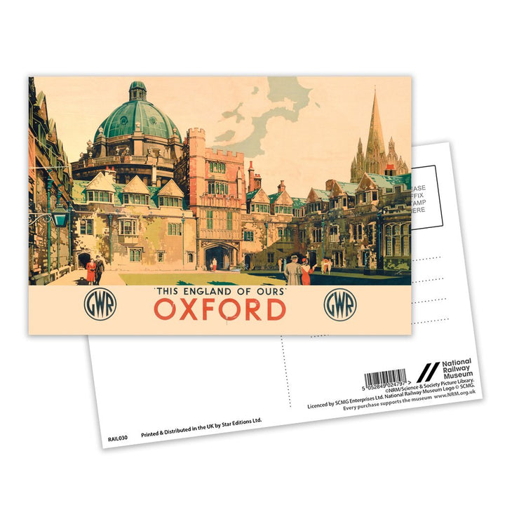 This England of Ours Oxford Postcard Pack of 8