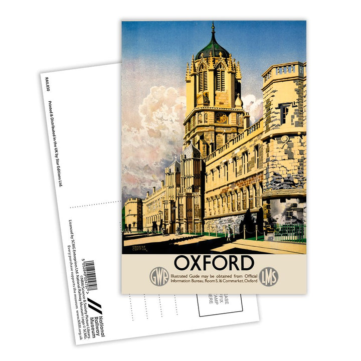 Oxford GWR Colleges Postcard Pack of 8