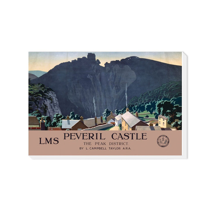 Peveril Castle - The Peak District - Canvas