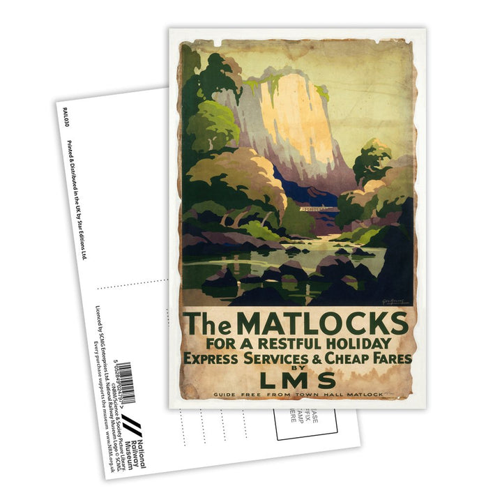 The Matlocks, For a Restful Holiday Postcard Pack of 8
