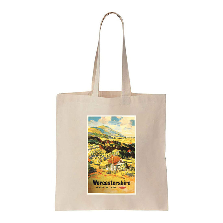 Worcestershire, Travel By Train - Canvas Tote Bag