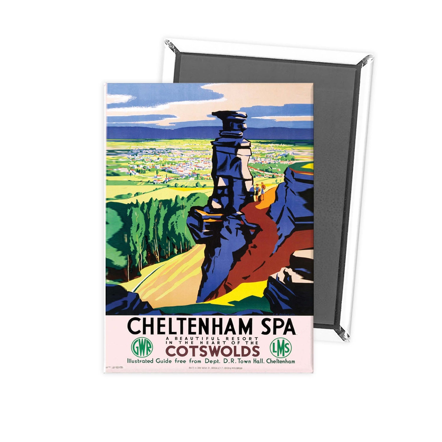 Cheltenham Spa Fridge Magnet