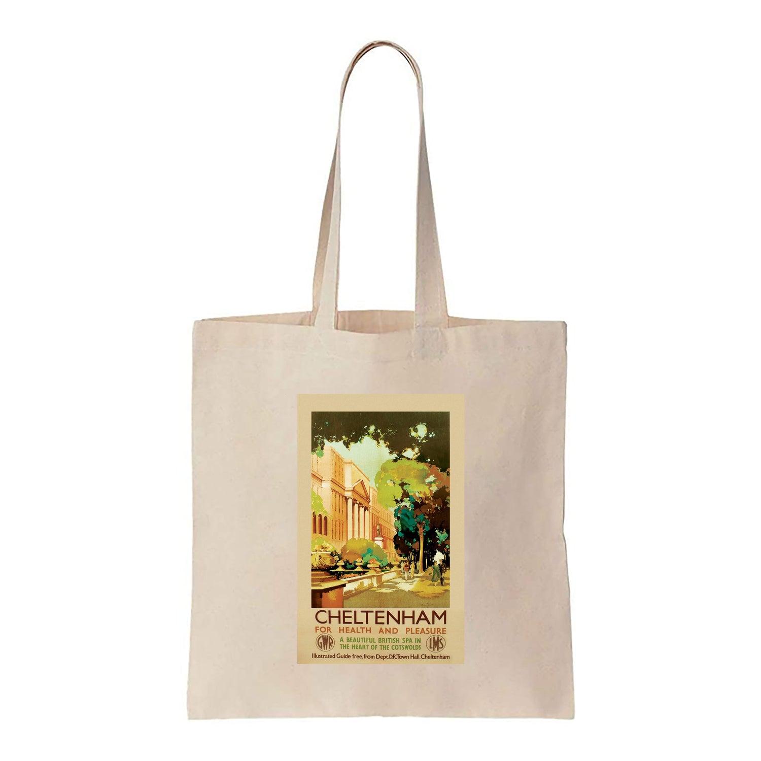 Cheltenham for Health and Pleasure - Canvas Tote Bag