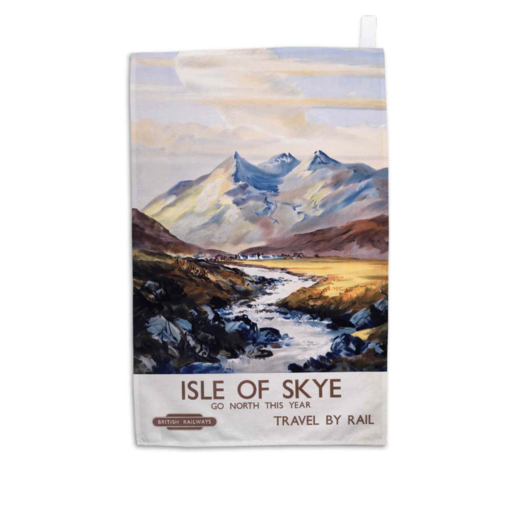 Isle of Skye, Go North This Year - Tea Towel