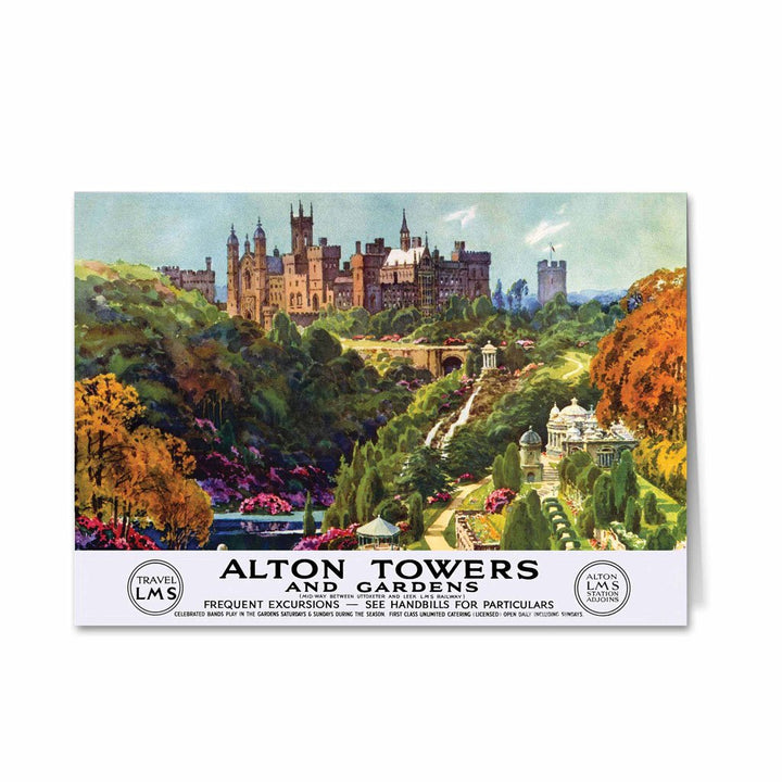 Alton Towers and Gardens Greeting Card