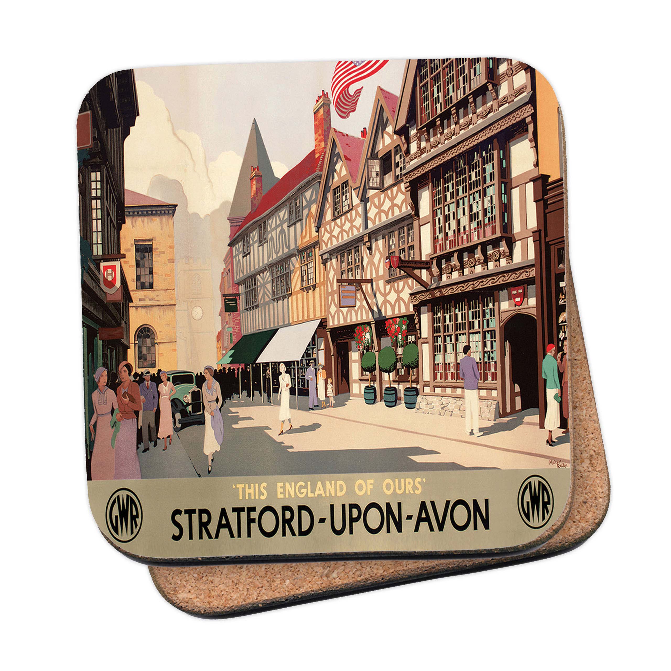 Stratford Upon Avon - This England Of Ours Coaster – Love Your Location