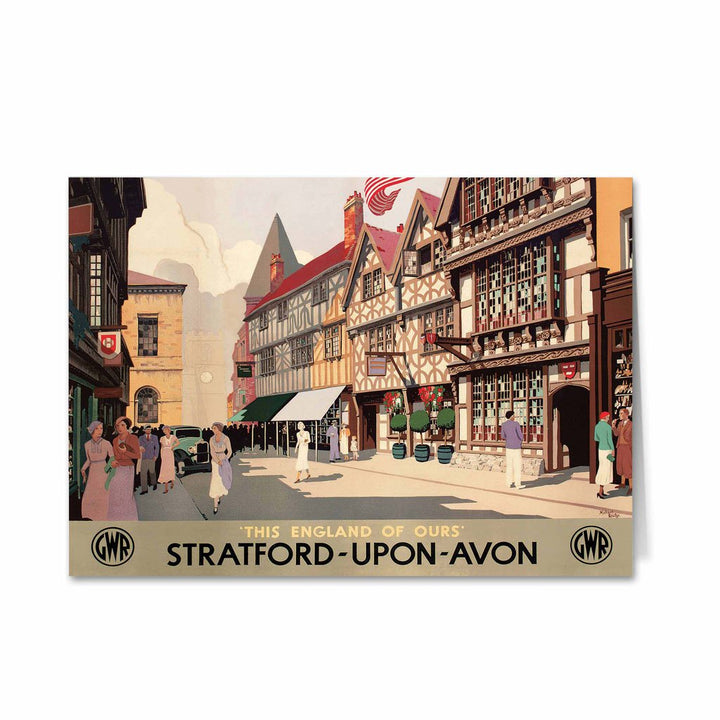 Stratford Upon Avon - This England Of Ours Greeting Card
