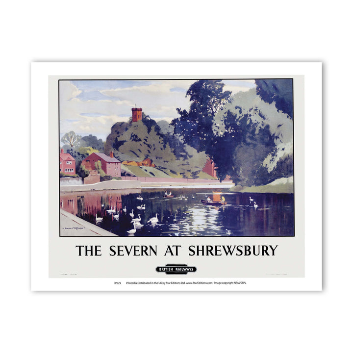 The Severn at Shrewsbury Art Print
