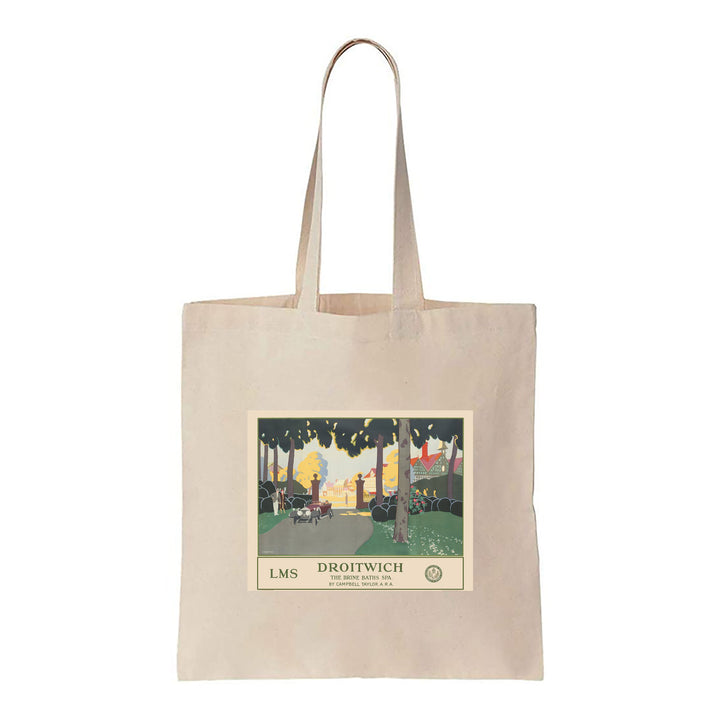 Droitwich, Natural Brine Baths Spa - Canvas Tote Bag