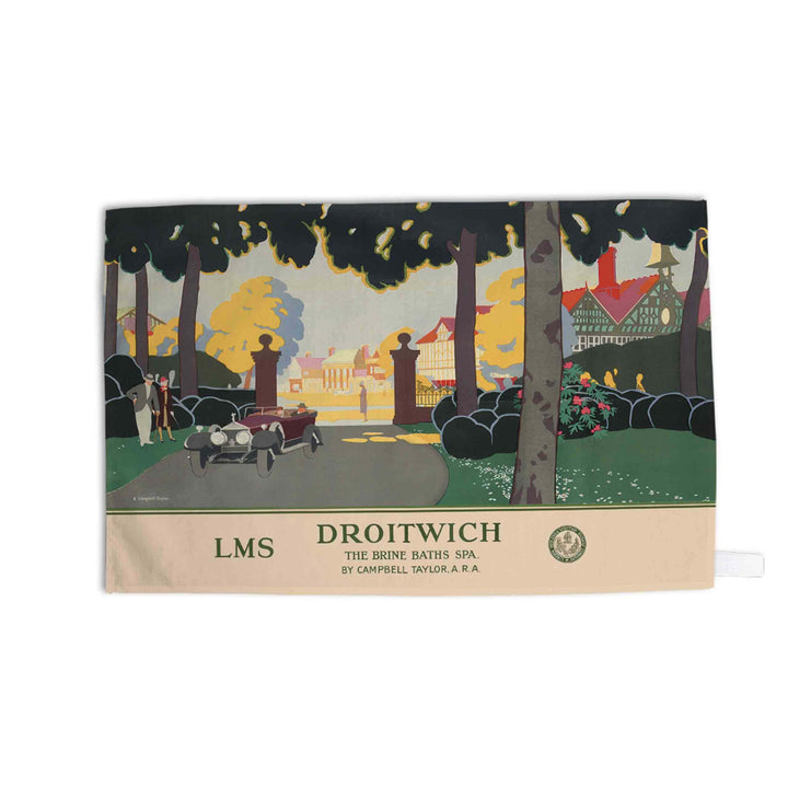 Droitwich, Natural Brine Baths Spa - Tea Towel