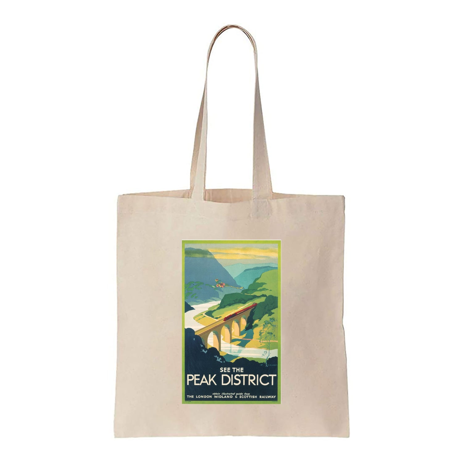 Derbyshire Dales - See the Peak District - Canvas Tote Bag