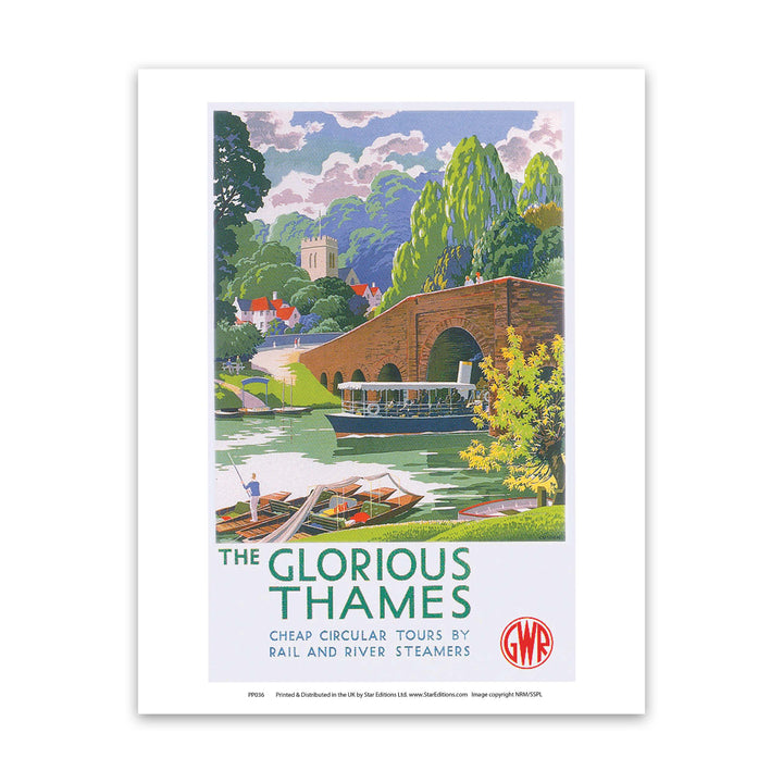 The Glorious Thames Art Print